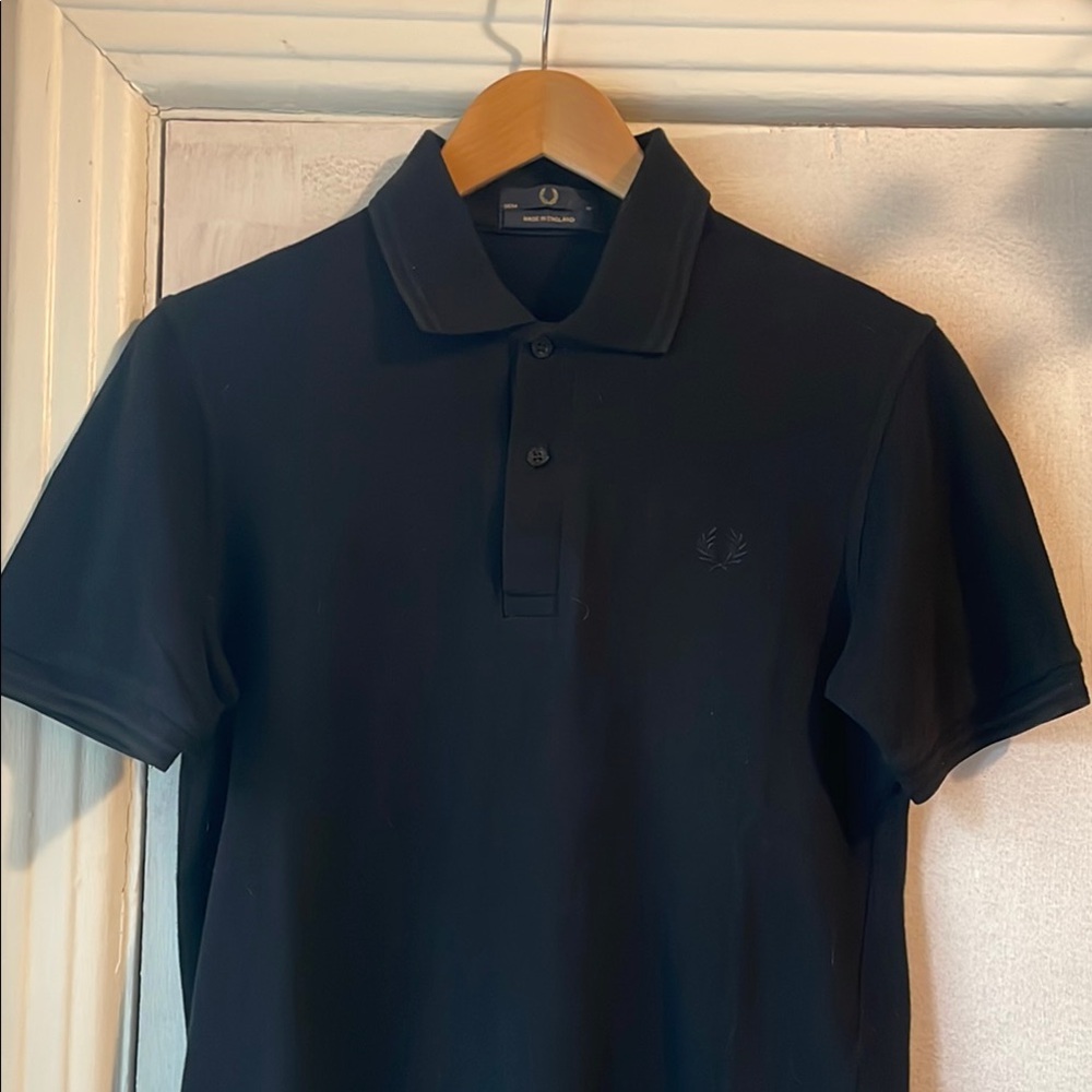 Fred Perry Men's Black Polo Shirt